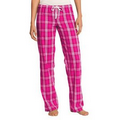 District  Juniors Flannel Plaid Pants